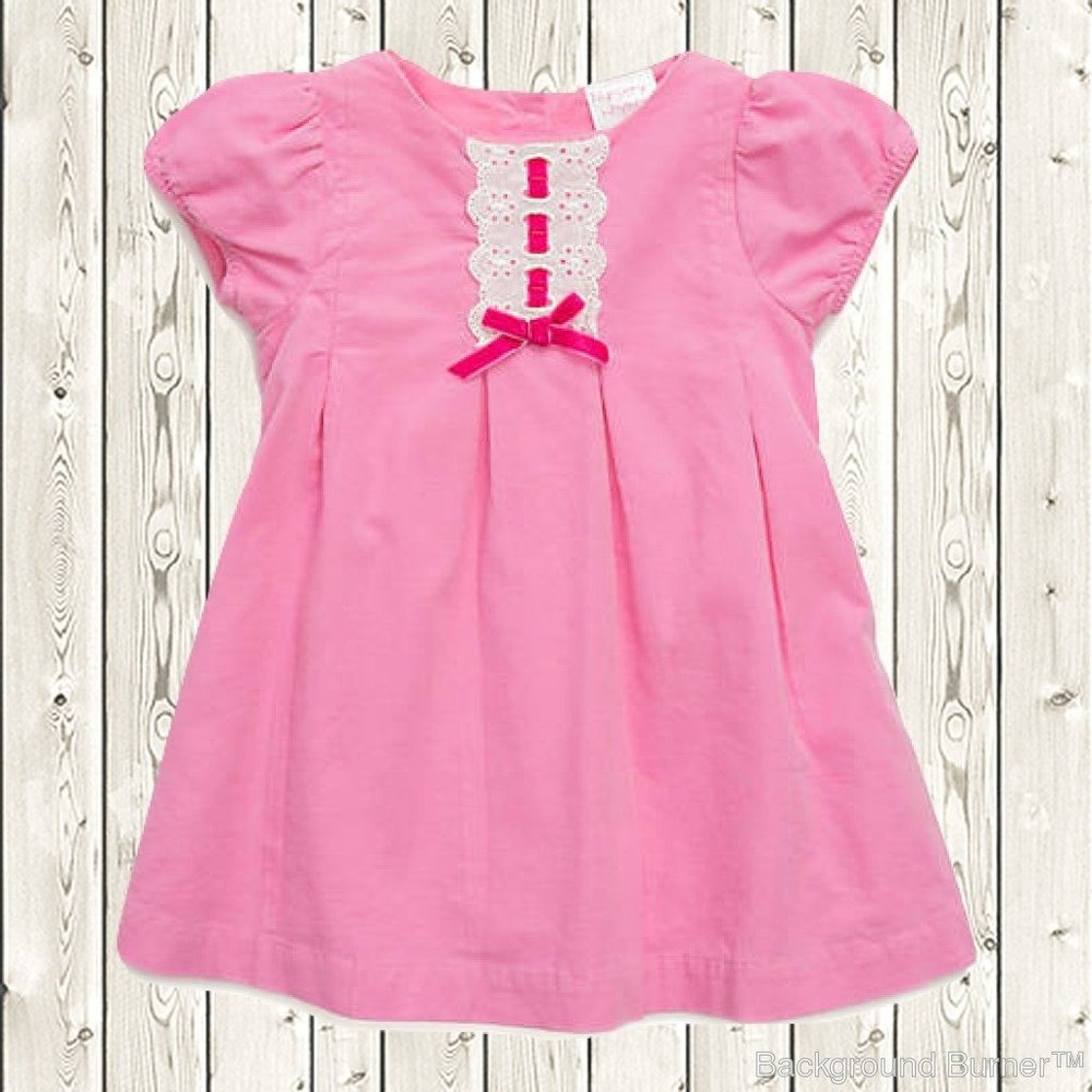 NWT Nursery Rhyme Baby Girls Pink Corduroy Dress